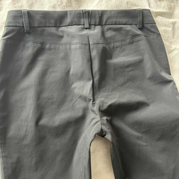 Luisa Cerano Charcoal Moto-Stitch Zip Pocket Ankle Slim Stretch Trousers – US 4 - Picture 6 of 8